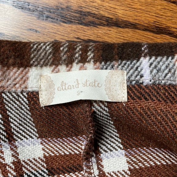 Altard state trench coat plaid style jacket size small - Picture 3 of 3